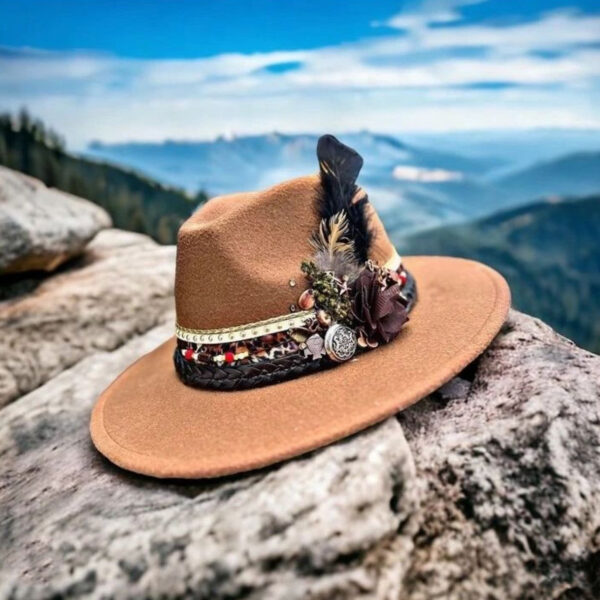 Coachella Brown Fedora Hat