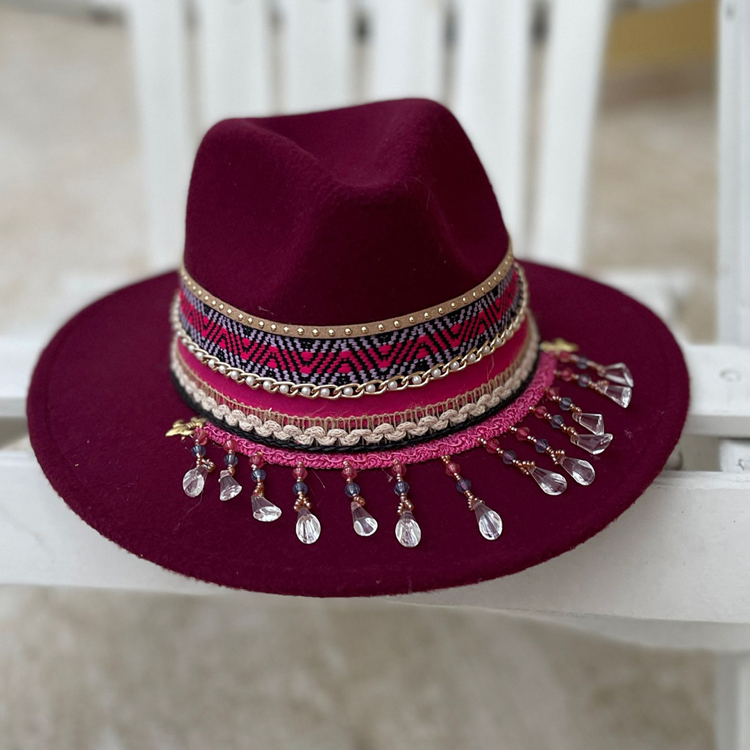 Decorated Fedora Hat