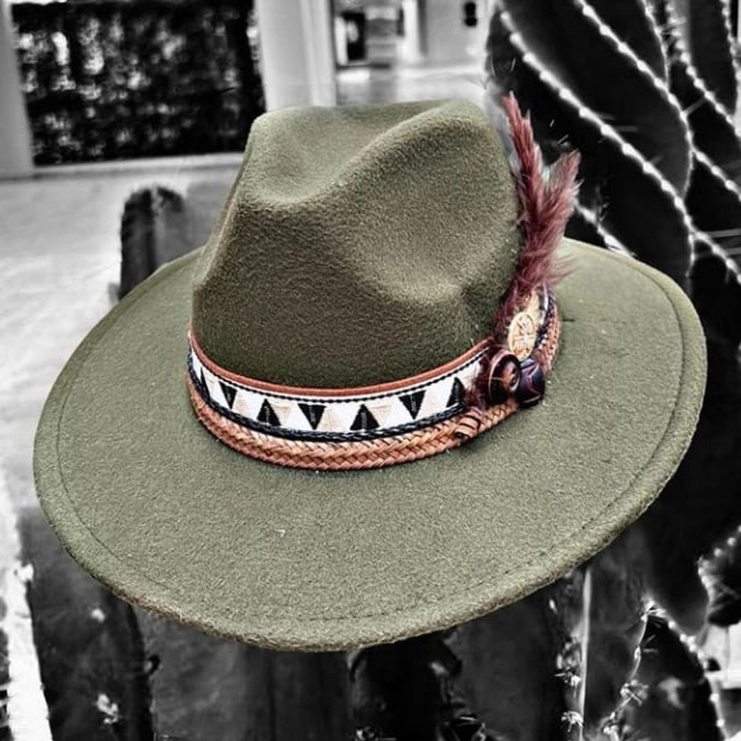 Decorated Fedora Hat