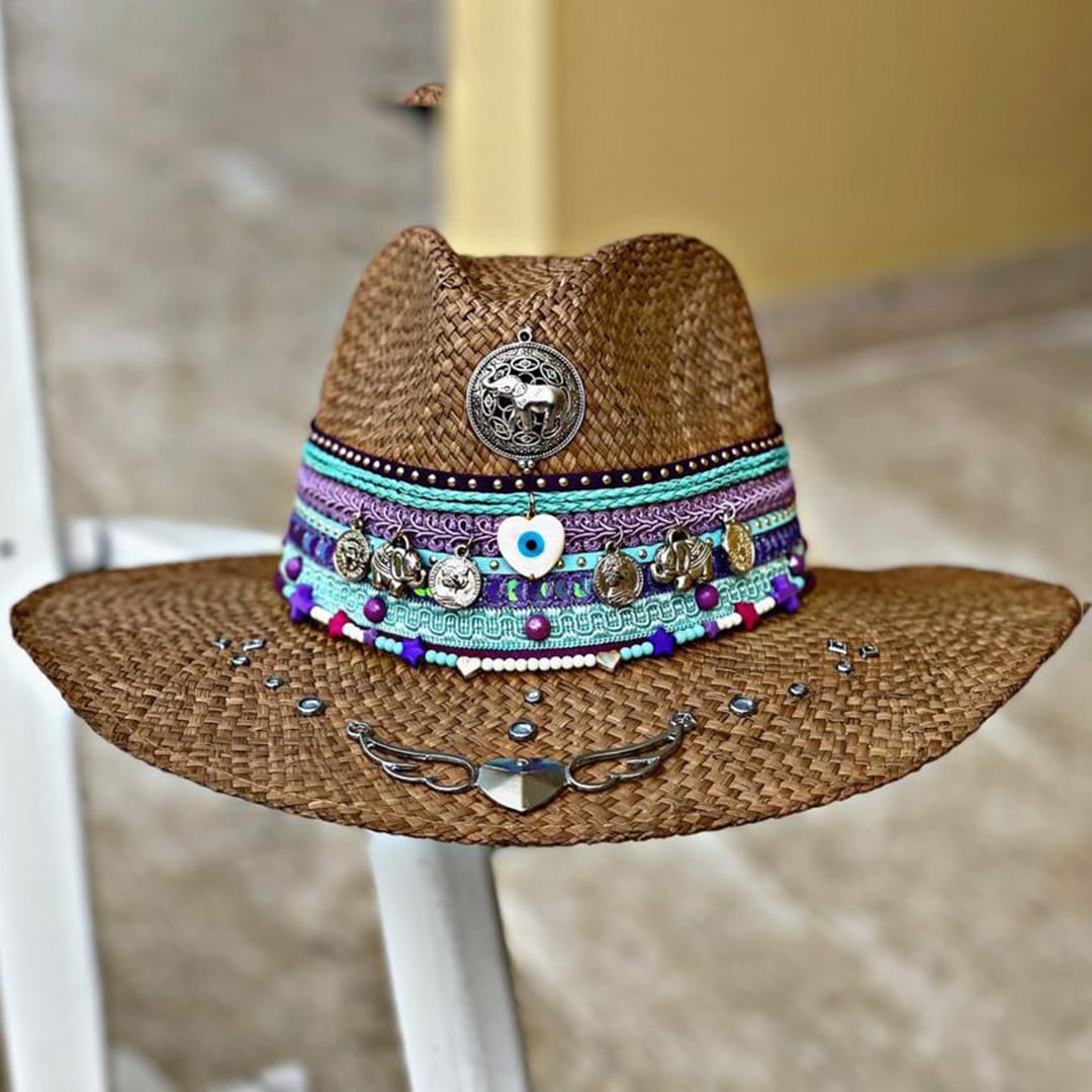 Decorated Indiana Hat For Women