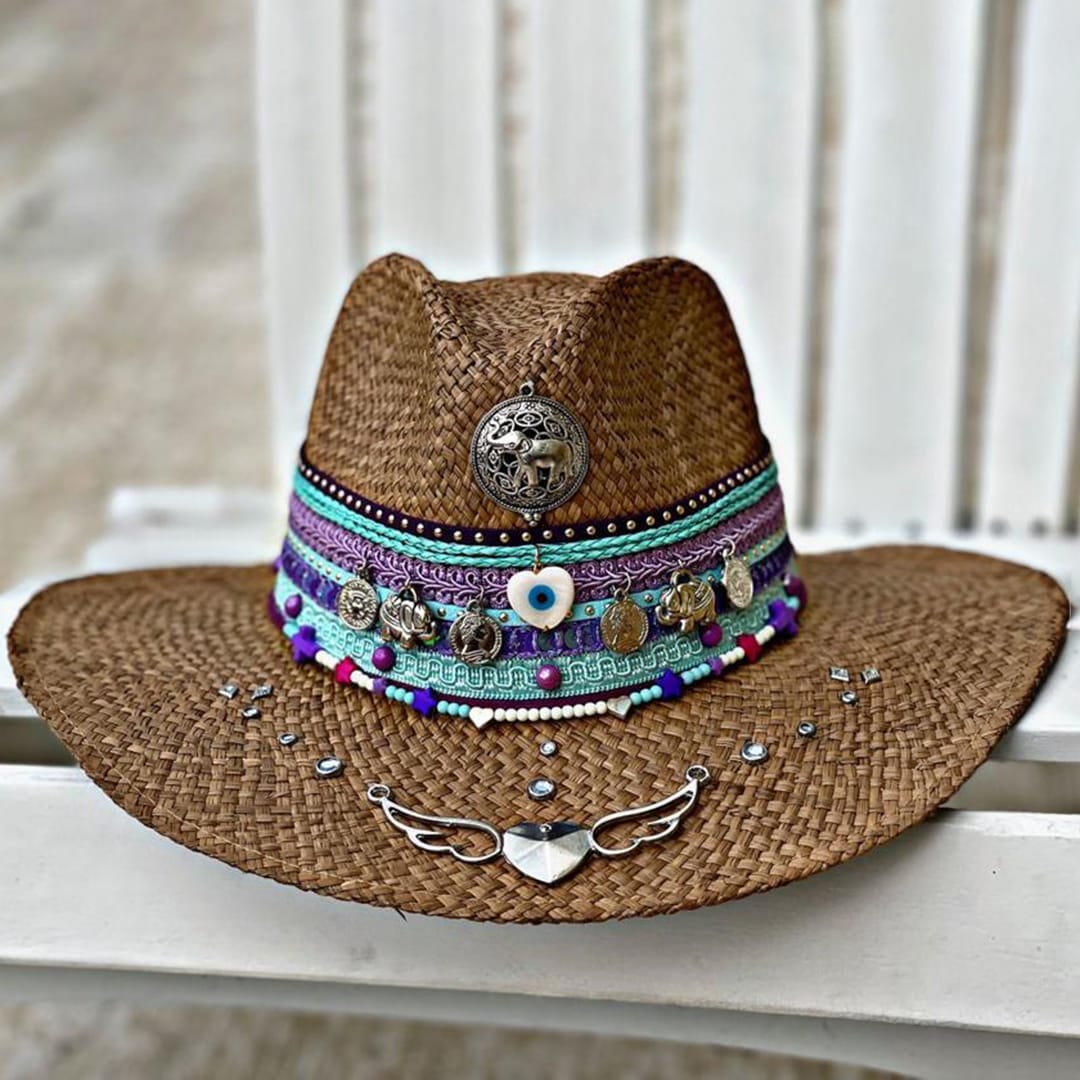 Decorated Indiana Hat For Women