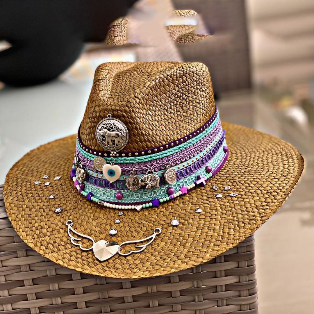 Decorated Indiana Hat For Women