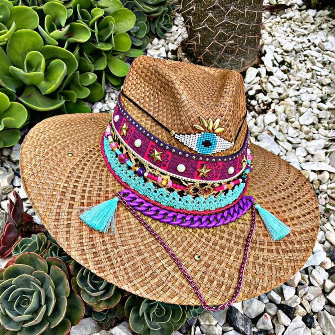 Decorated Indiana Hat For Women