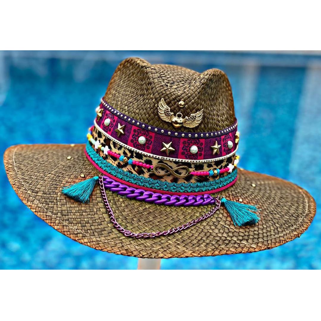 Decorated Indiana Hat For Women