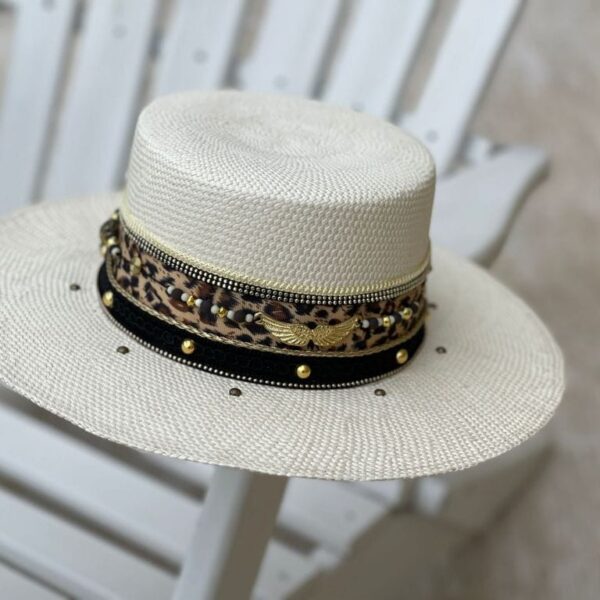 Decorated Womens Cordobes Hat decorated hat, hats decorated in Colombia, personalized hats made from iraca palm, handmade hats with embroidery, test1234, Decorated Womens Cordobes Hat