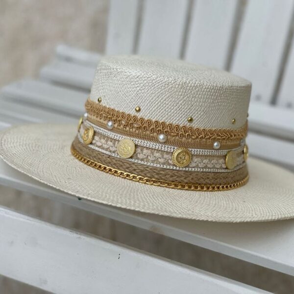 Decorated Womens Cordobes Hat decorated hat, hats decorated in Colombia, personalized hats made from iraca palm, handmade hats with embroidery, test1234, Decorated Womens Cordobes Hat