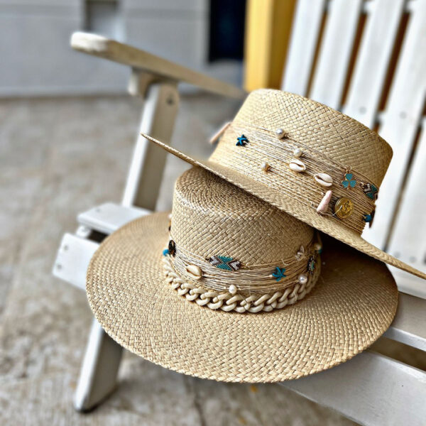 decorated hat, hats decorated in Colombia, personalized hats made from iraca palm, handmade hats with embroidery, test1234, Decorated Womens Cordobes Hat