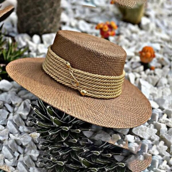 decorated hat, hats decorated in Colombia, personalized hats made from iraca palm, handmade hats with embroidery, test1234, Decorated Womens Cordobes Hat