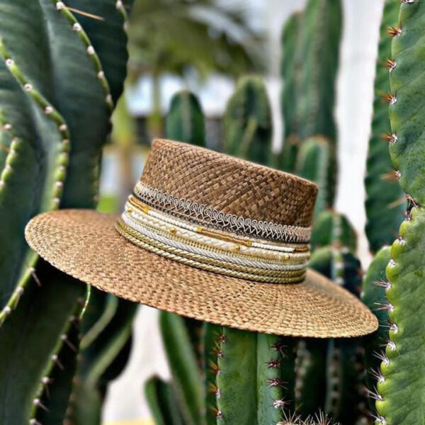 decorated hat, hats decorated in Colombia, personalized hats made from iraca palm, handmade hats with embroidery, test1234, Decorated Womens Cordobes Hat