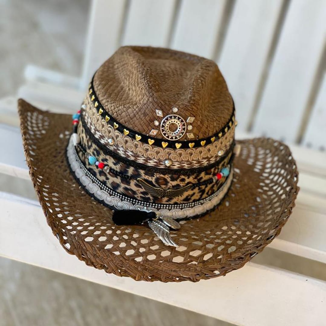 Decorated Womens Vented Hat