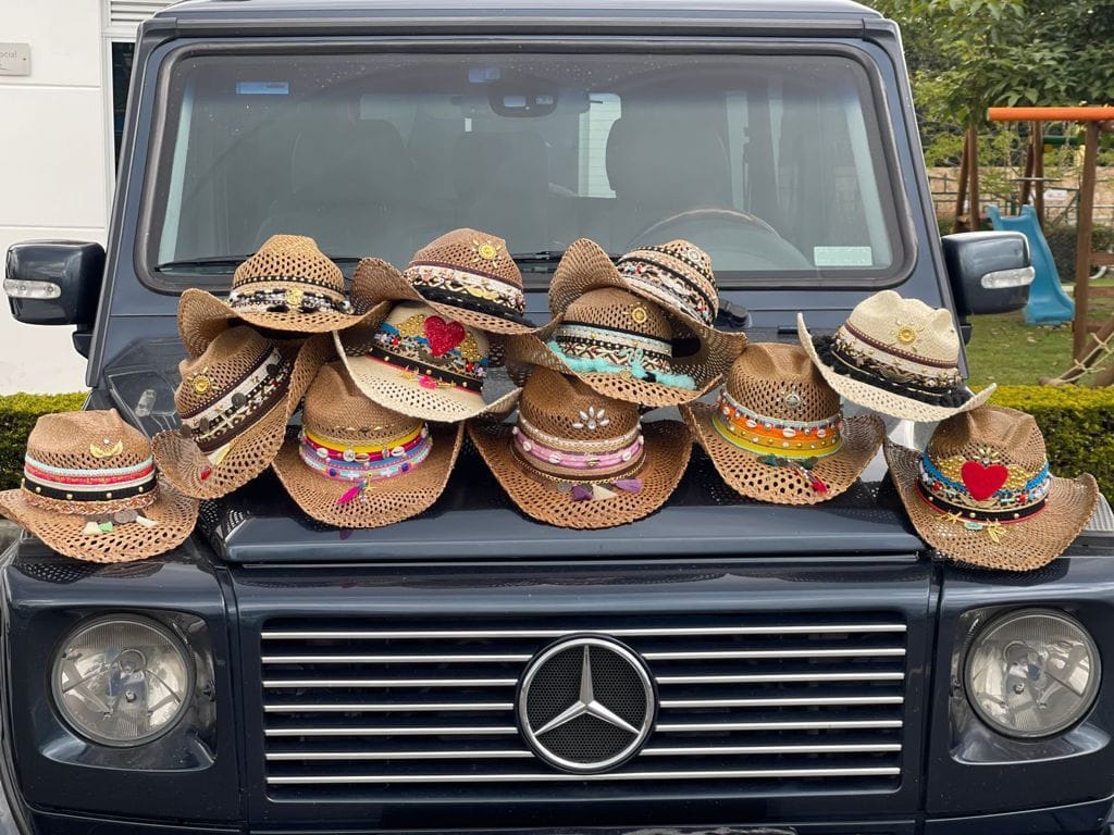 Decorated Womens Vented Hat