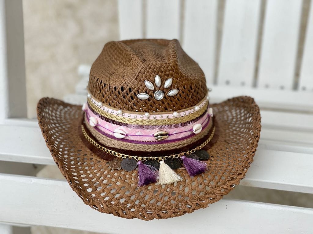 Decorated Womens Vented Hat