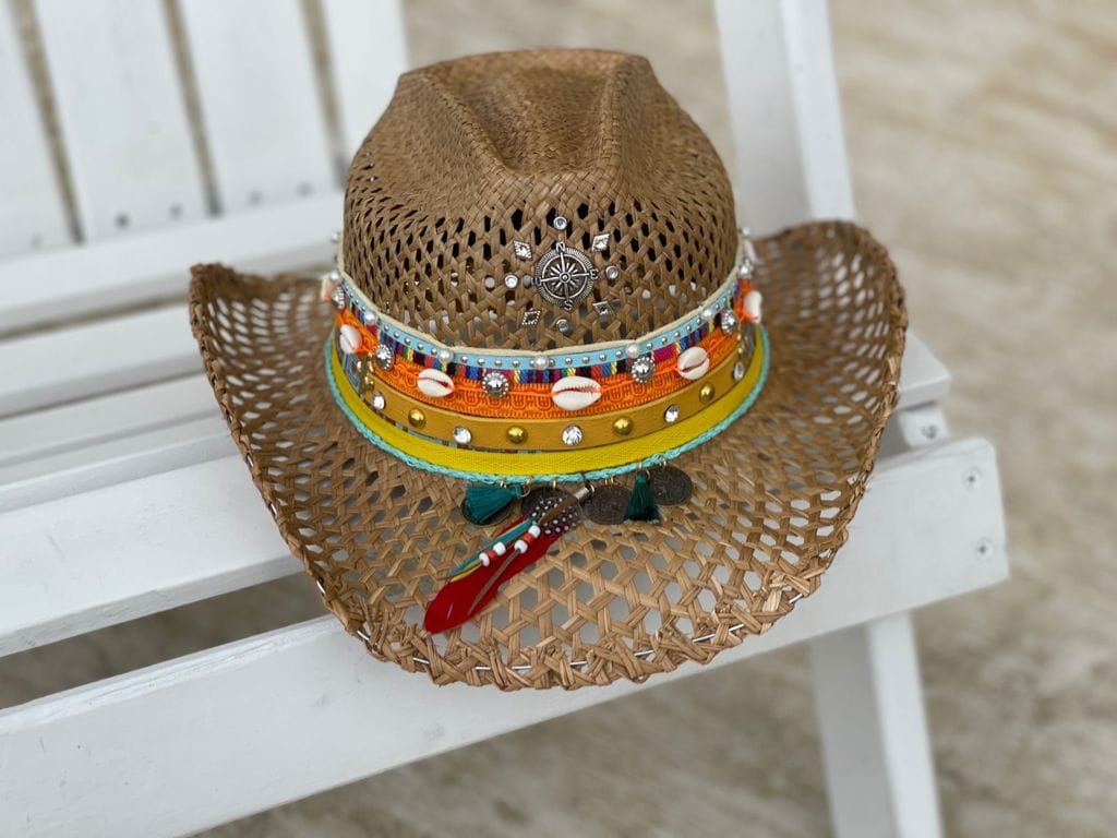 Decorated Womens Vented Hat