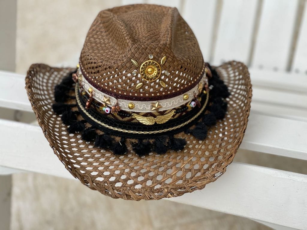 Decorated Womens Vented Hat