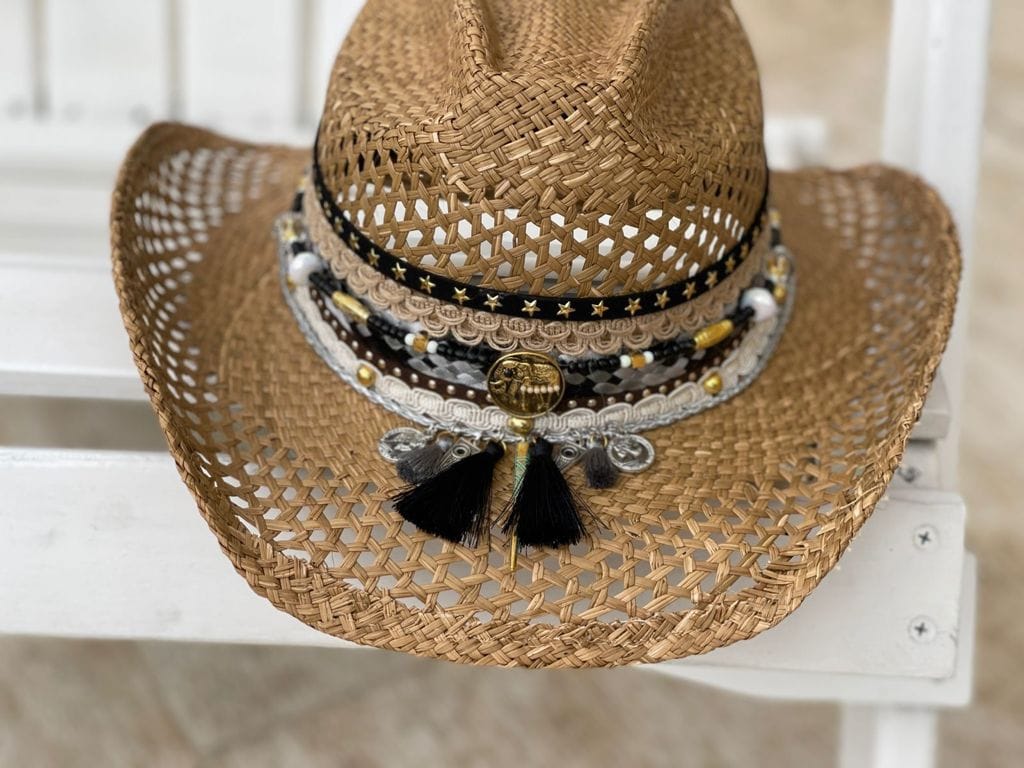 Decorated Womens Vented Hat