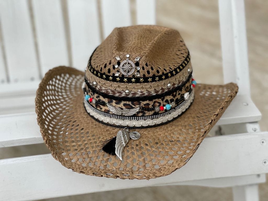 Decorated Womens Vented Hat