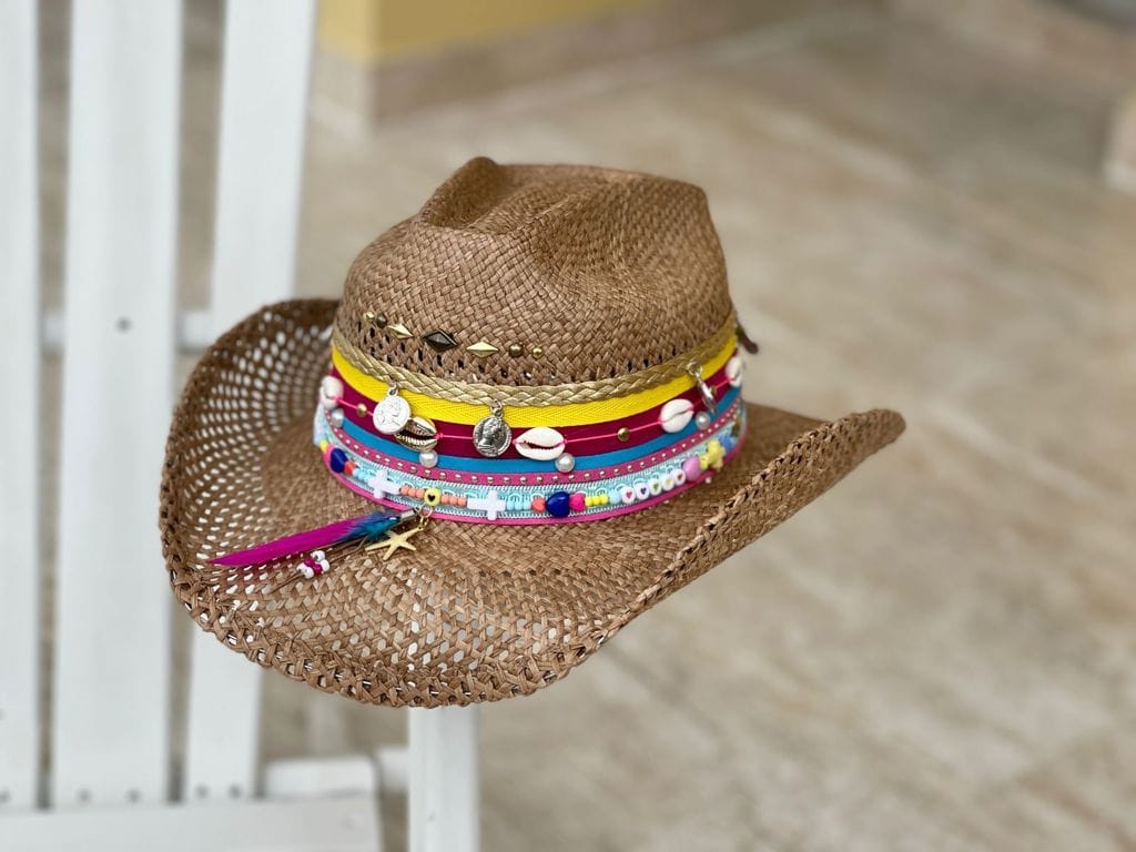 Decorated Womens Vented Hat