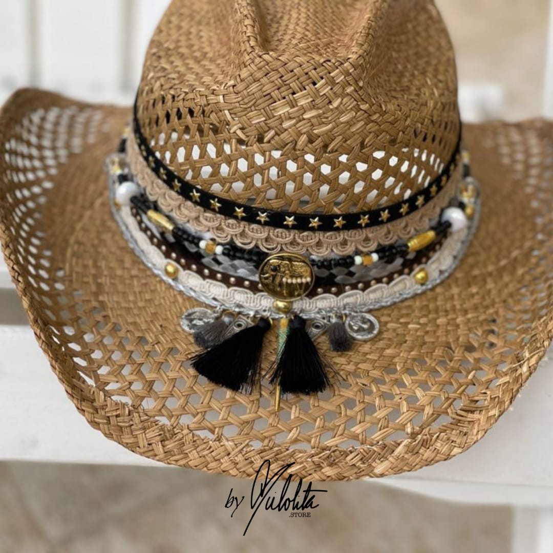 Decorated Womens Vented Hat