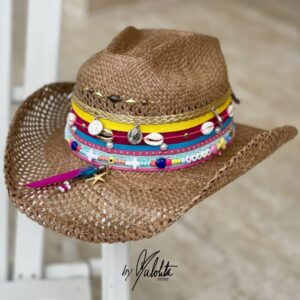 decorated hat, hats decorated in Colombia, personalized hats made from iraca palm, handmade hats with embroidery, test1234, Decorated Womens Vented Hat