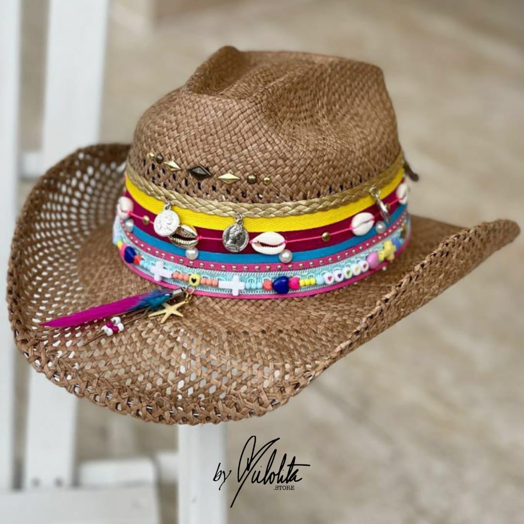 Decorated Womens Vented Hat