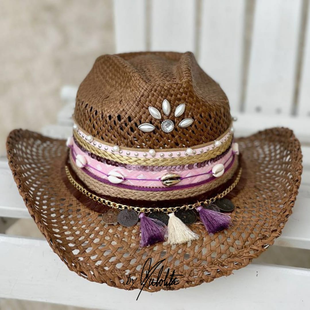 Decorated Womens Vented Hat