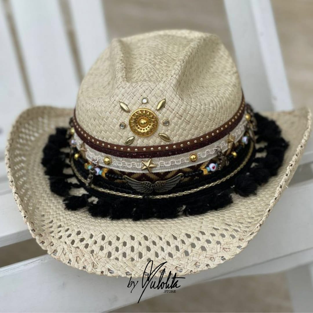 Decorated Womens Vented Hat