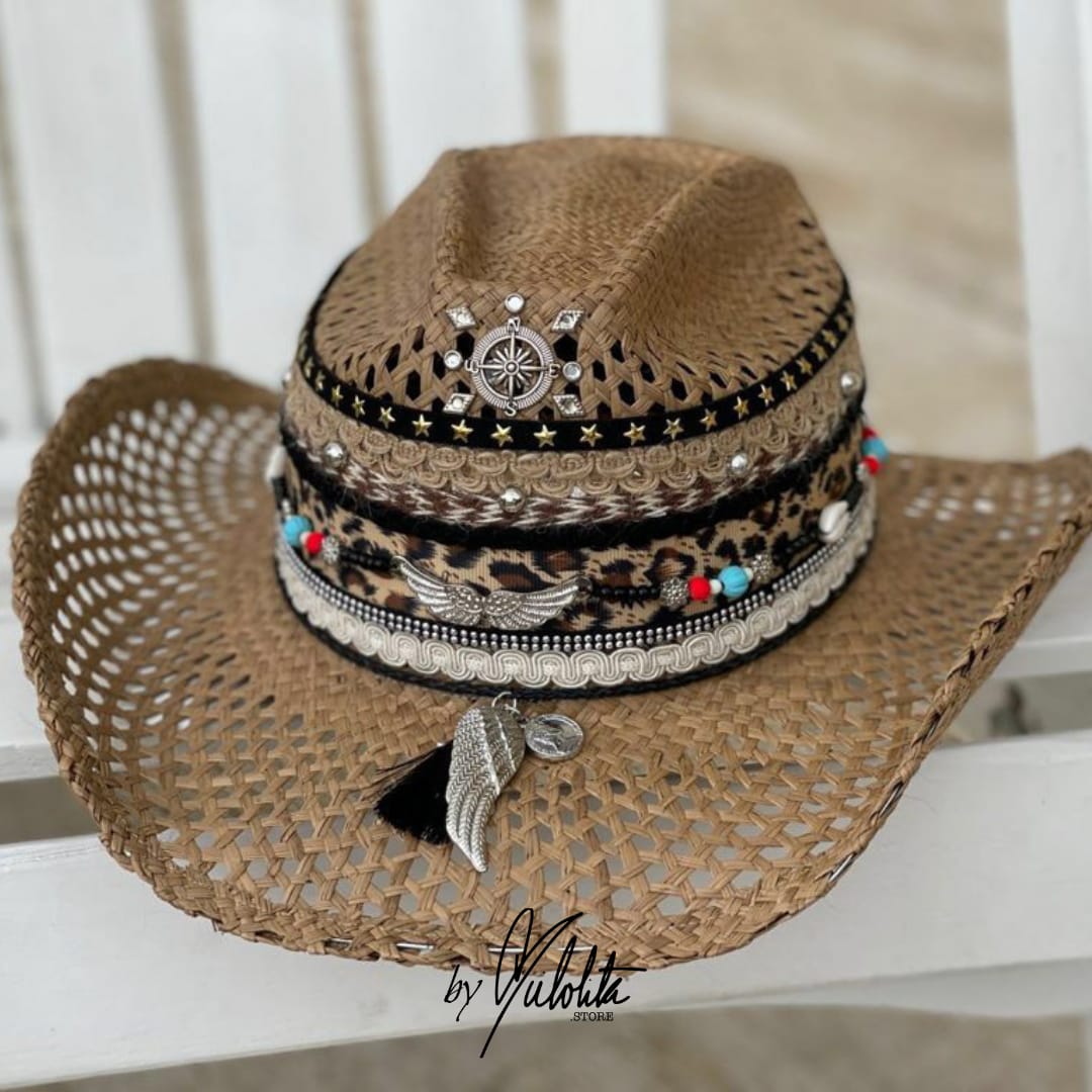 Decorated Womens Vented Hat