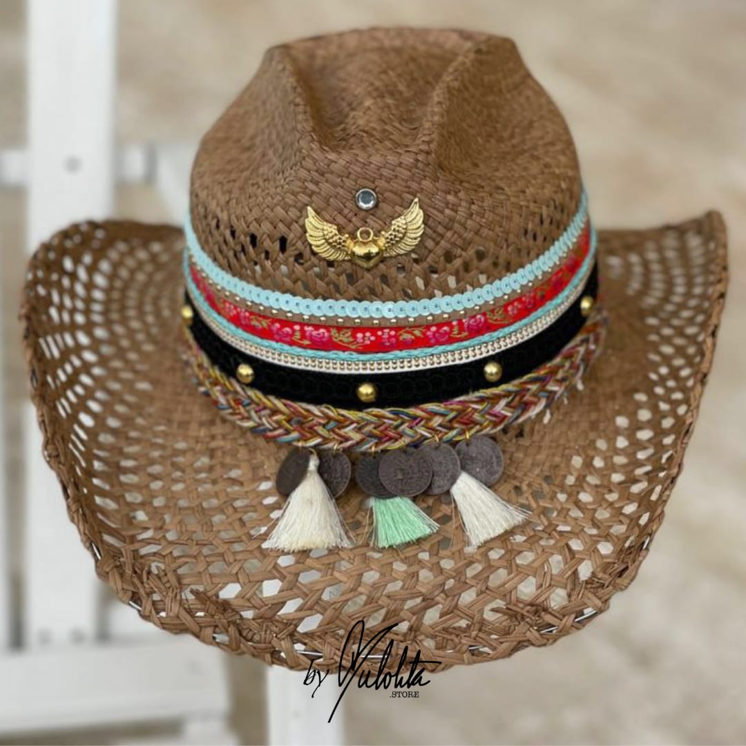 Decorated Womens Vented Hat