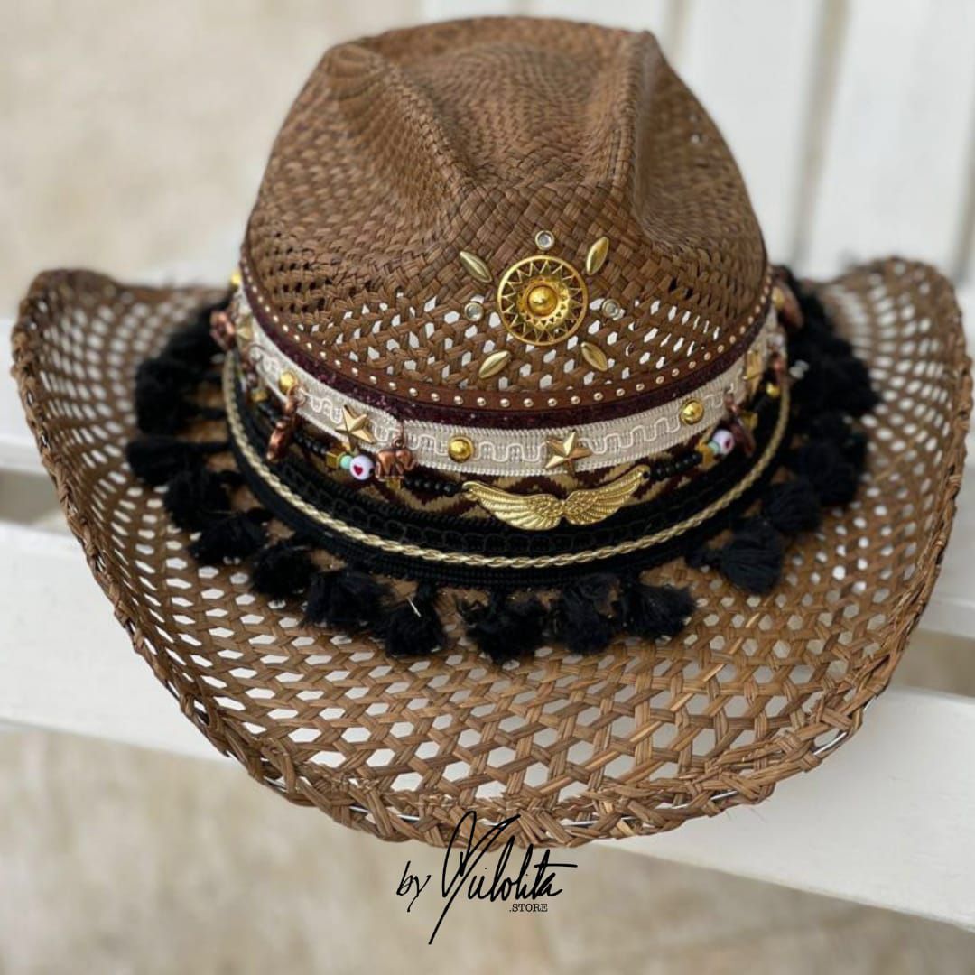 Decorated Womens Vented Hat