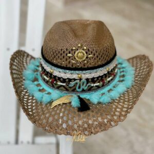 decorated hat, hats decorated in Colombia, personalized hats made from iraca palm, handmade hats with embroidery, test1234, Decorated Womens Vented Hat