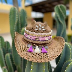 decorated hat, hats decorated in Colombia, personalized hats made from iraca palm, handmade hats with embroidery, test1234, Decorated Womens Vented Hat