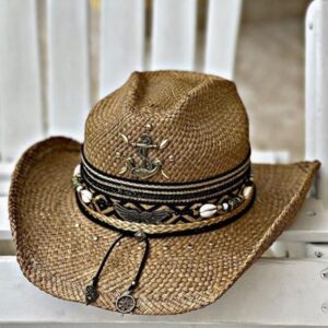 decorated hat, hats decorated in Colombia, personalized hats made from iraca palm, handmade hats with embroidery, test1234, Handmade Cowboy Hat