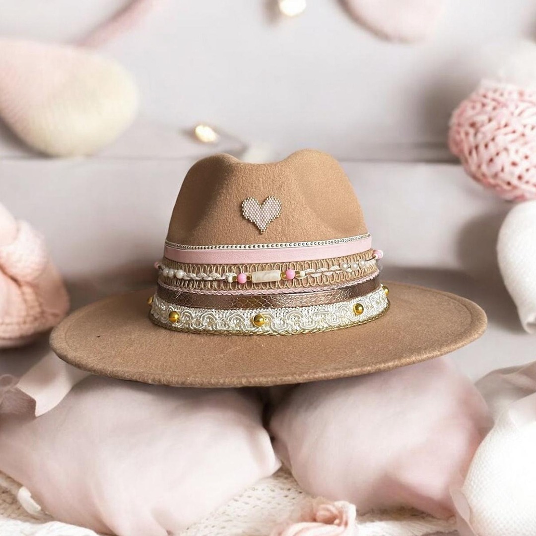 Rose Fedora Hat