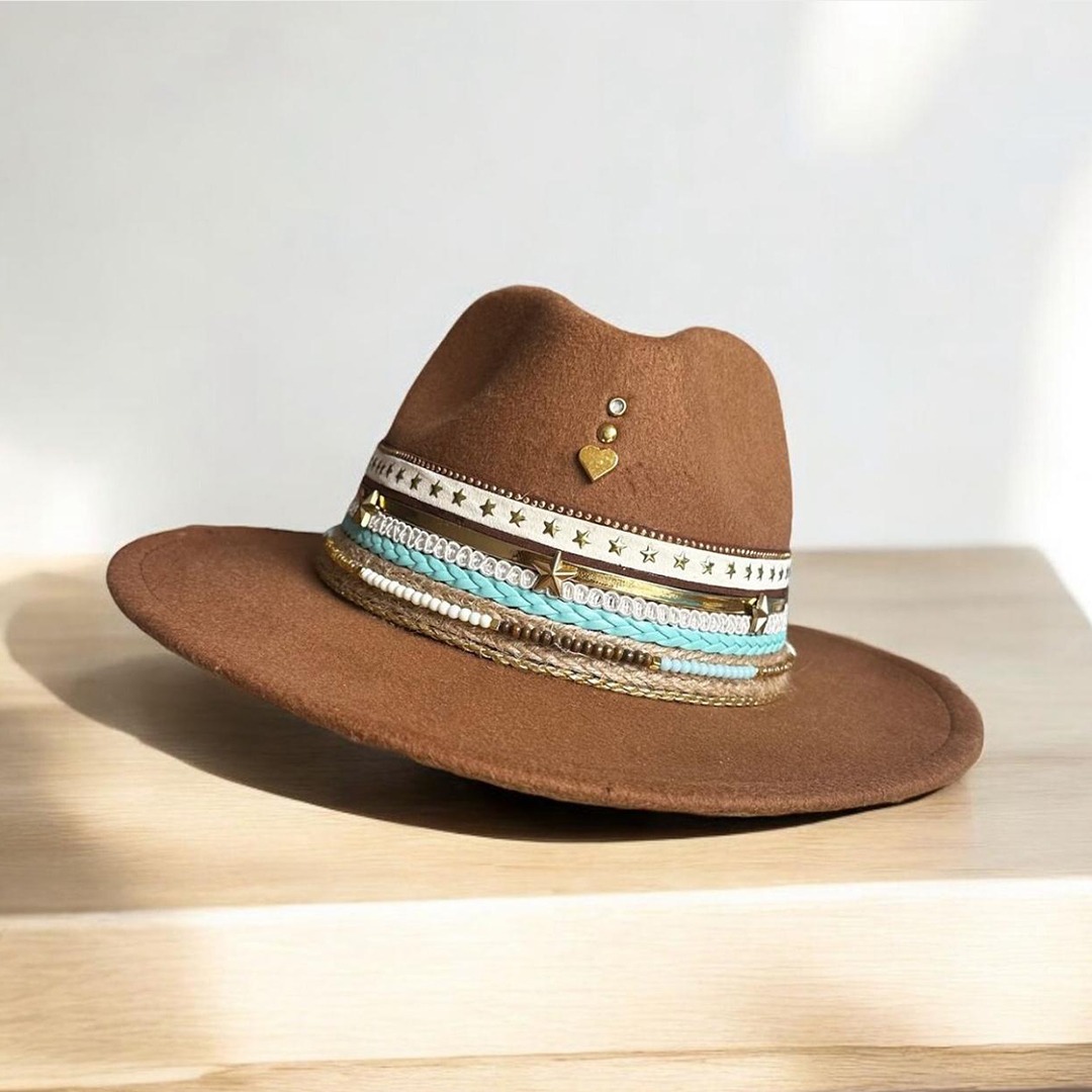 Sky Blue Fedora Hat