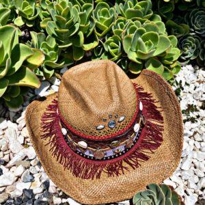 decorated hat, hats decorated in Colombia, personalized hats made from iraca palm, handmade hats with embroidery, test1234, Womens Decorated Cowboy Hat