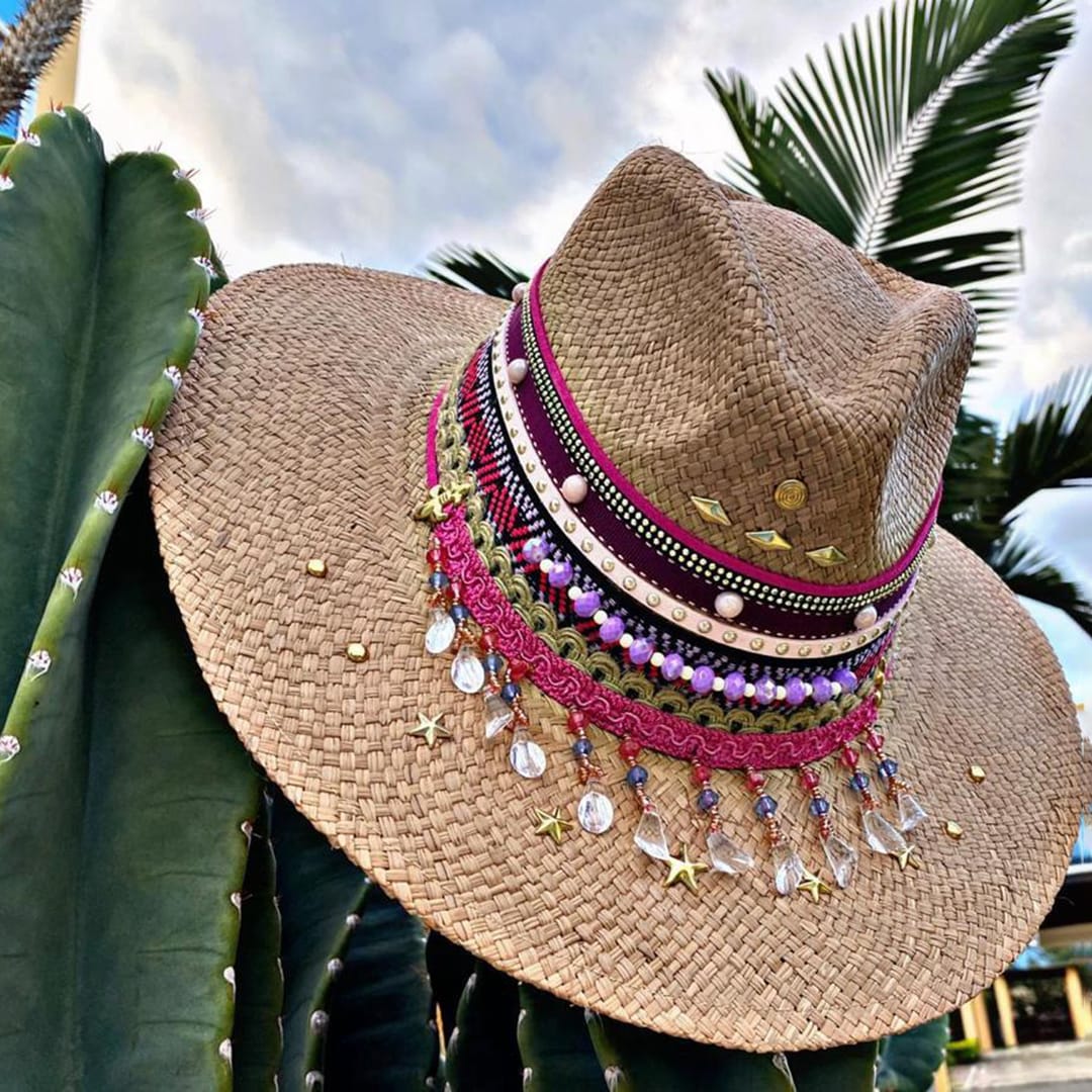 Womens Handwoven Indiana Hat