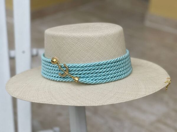 decorated hat, hats decorated in Colombia, personalized hats made from iraca palm, handmade hats with embroidery, test1234, Decorated Womens Cordobes Hat