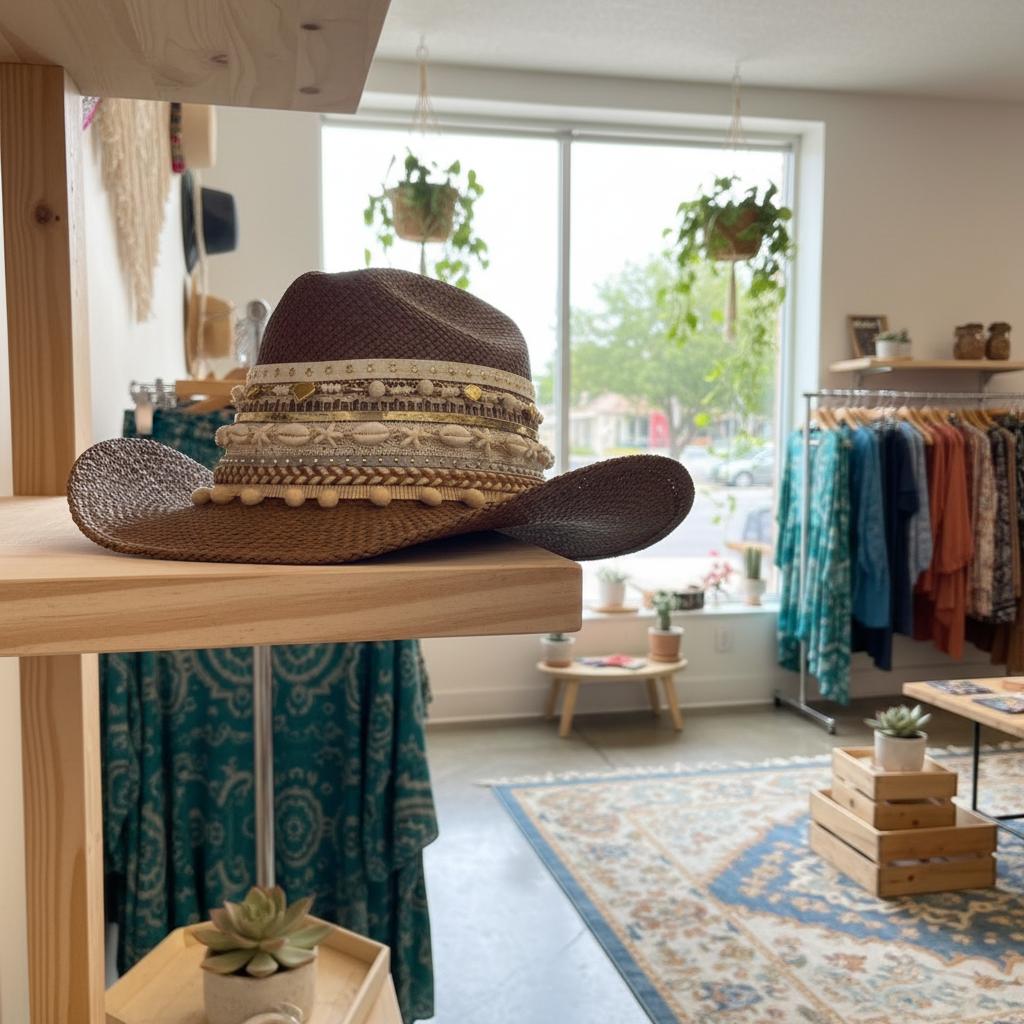 decorated hat, hats decorated in Colombia, personalized hats made from iraca palm, handmade hats with embroidery, test1234, Brown Ali Custom Cowboy Hat