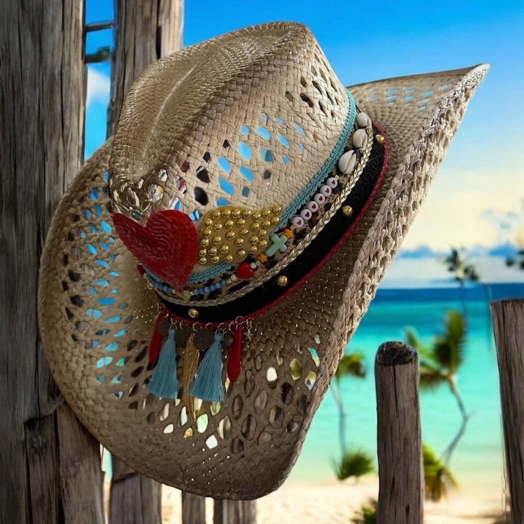 Amour Openwork Cowboy Hat Amour Openwork Cowboy Hat